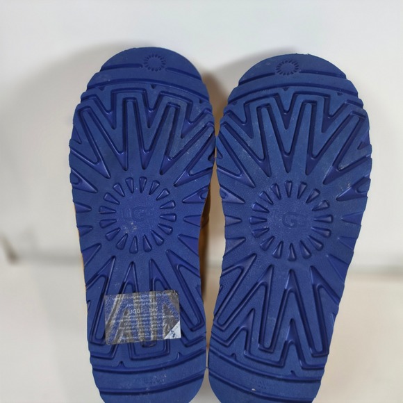 UGG Mens Neumel Graphic Outline Boots Chestnut Blue Suede 1130715 Size 9 NWOB main image 5